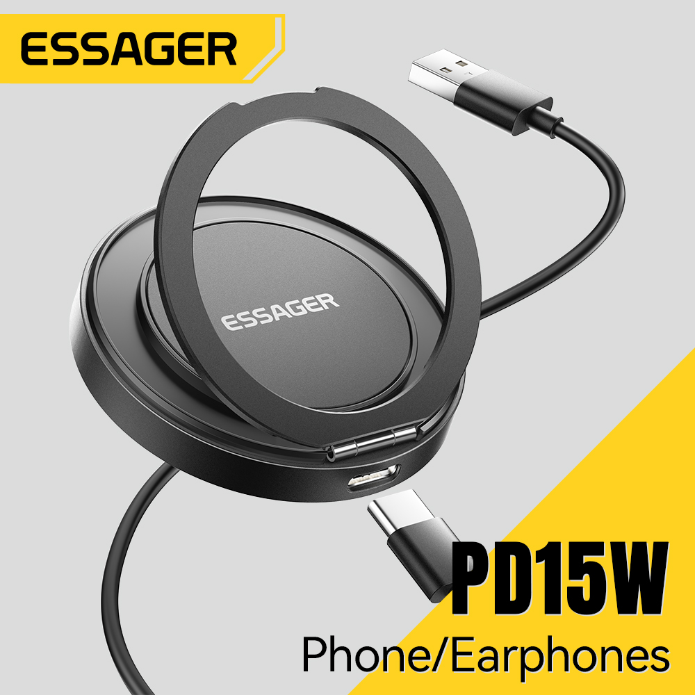 Desk Charging Station - Essager Magnetic Wireless Charger 15W With
