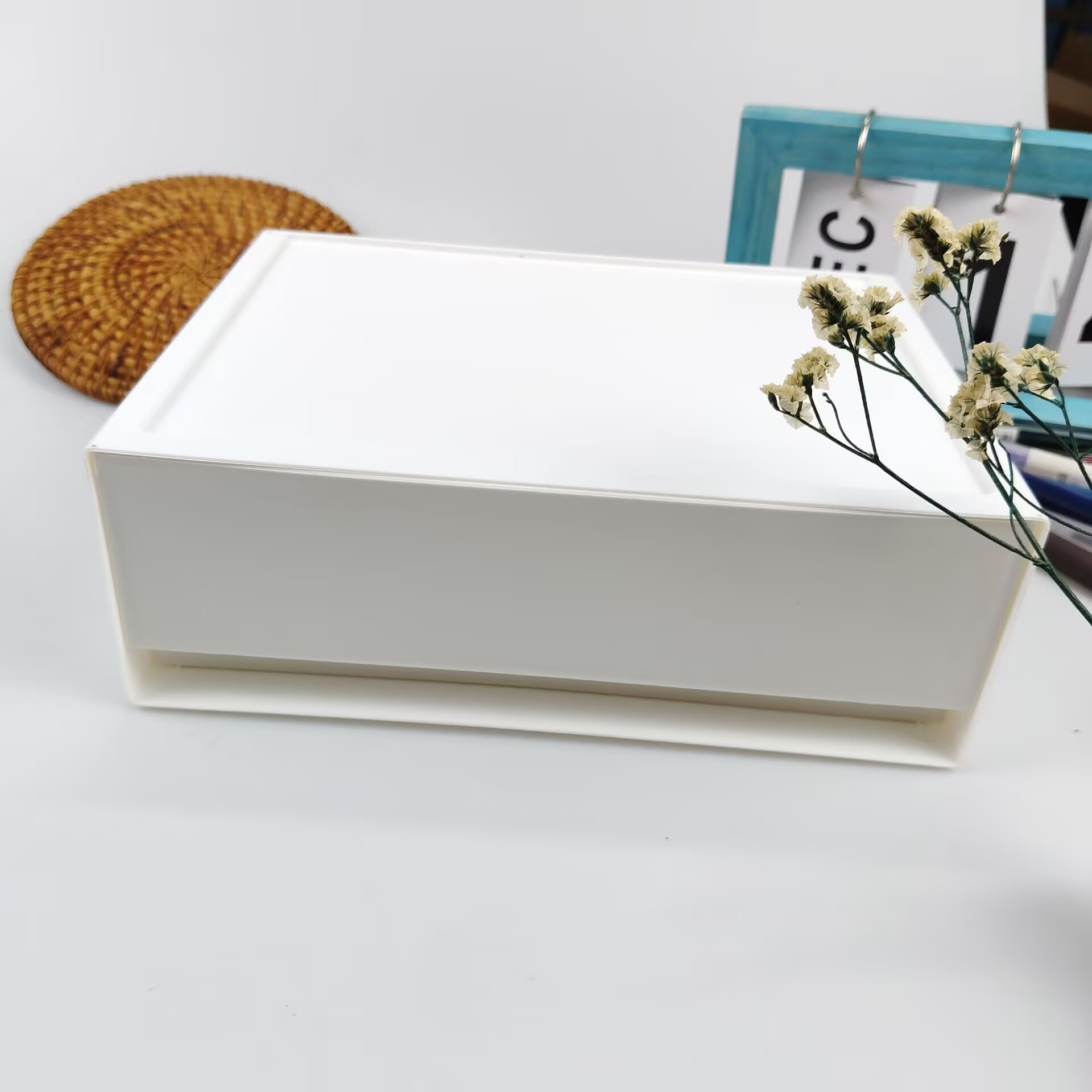 Home Office Furniture Sets - Desktop Storage Box, Drawer, Cosmetic Shelf,