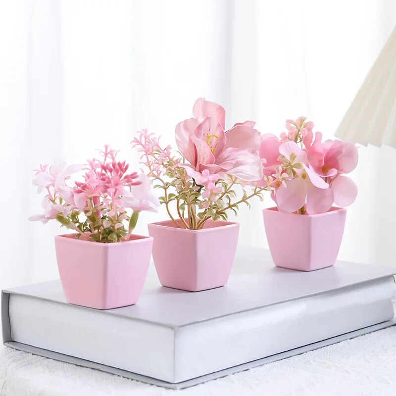 Home Office 2024 - 2024 Artificial Flower Potted Plant, Used