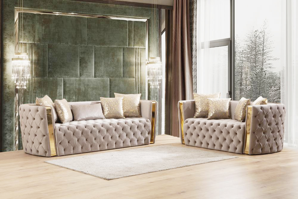 Modern Luxury Stainless Steel  - Home Office Furniture Sets review and price