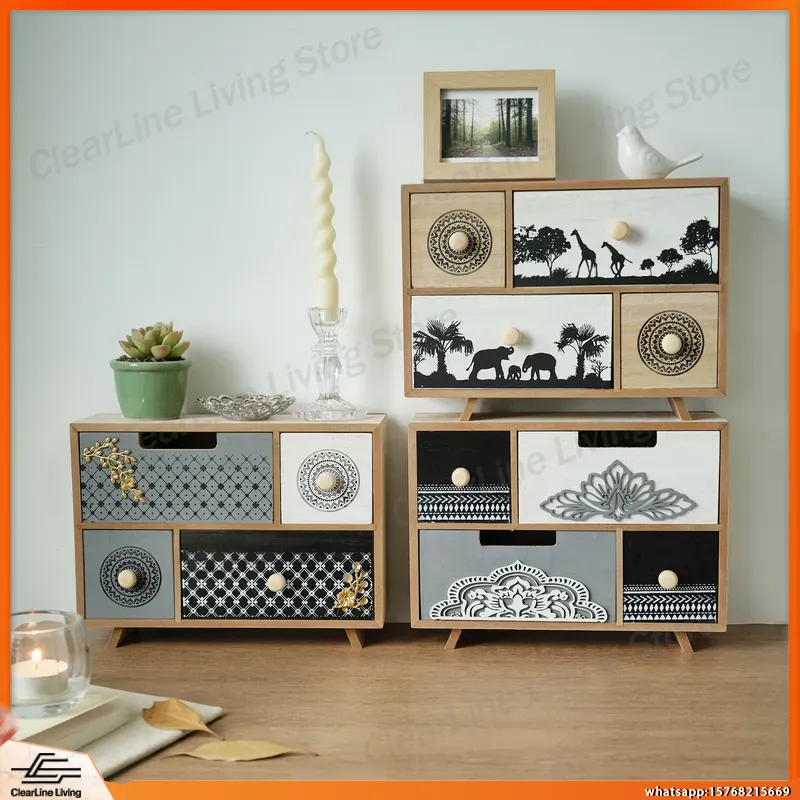 Wooden Desktop Drawer Locker w - Office Drawer Organizer review and price