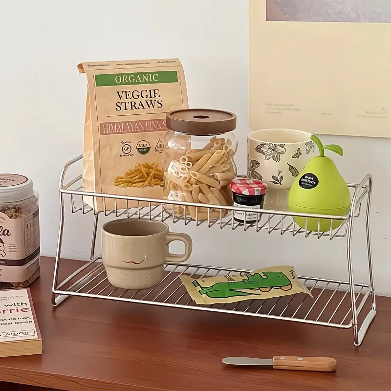 2-Tier Countertop Storage Rack - Home Office Work Table review and price
