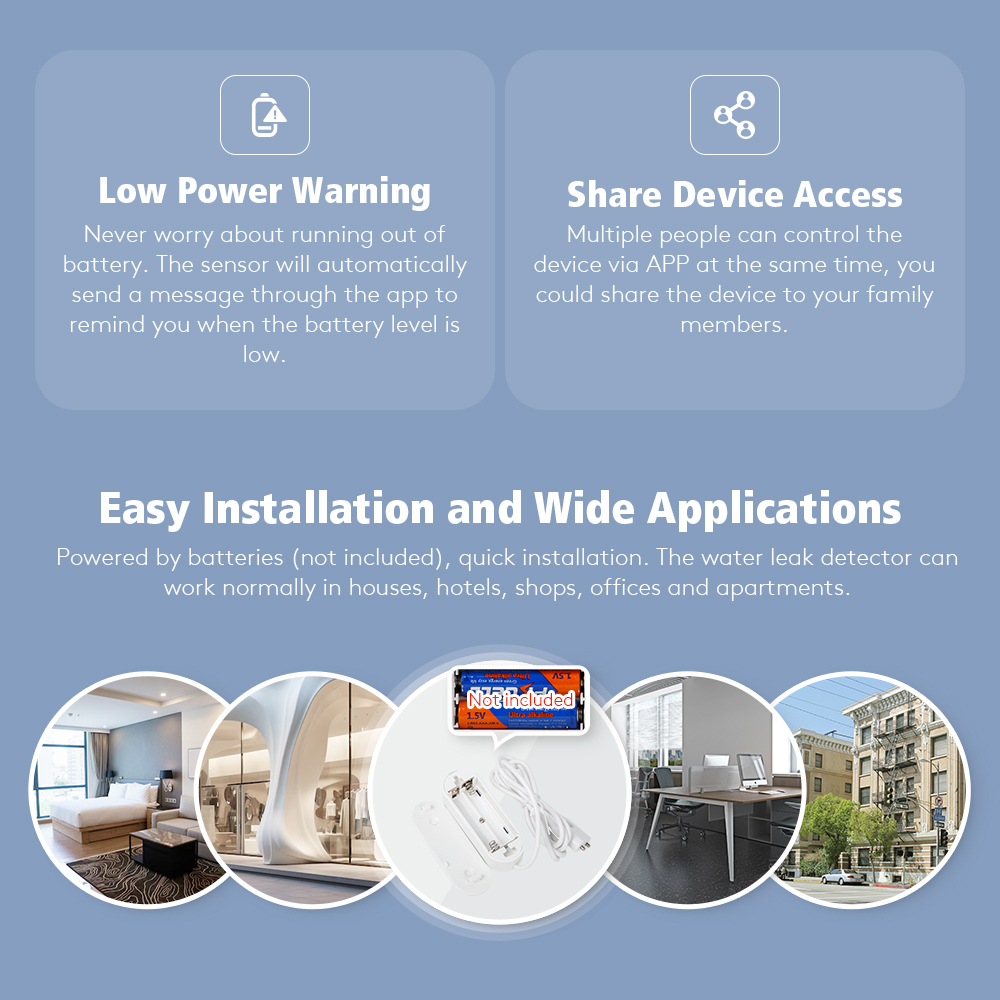 Wireless Water Leakage Detecto - Home Office Google review and price