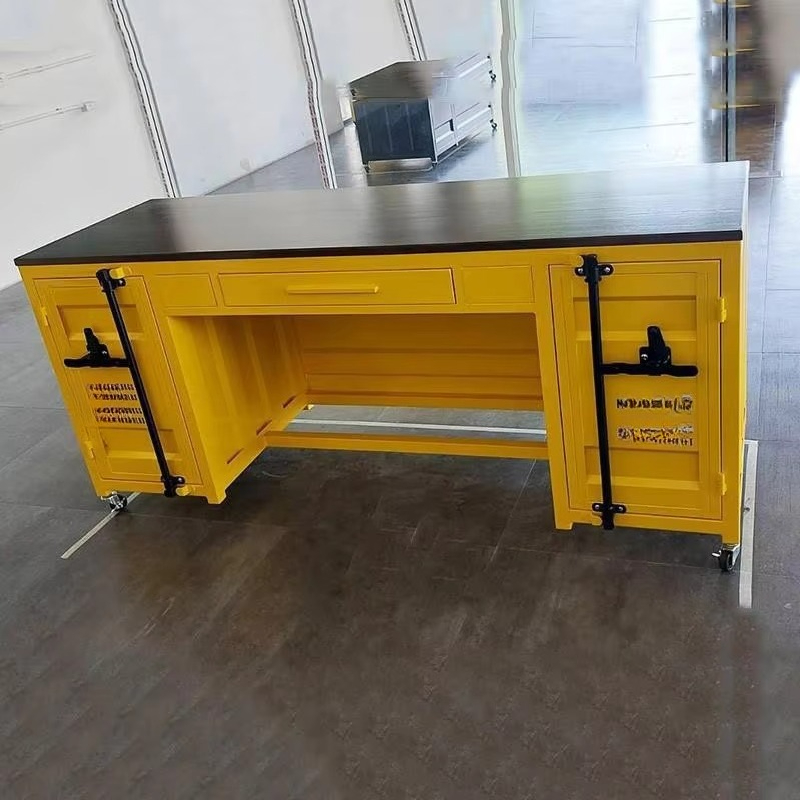 Industrial style computer desk - Home Office Work Table review and price