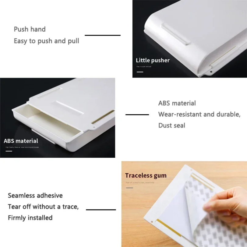 Hidden Storage Box SelfAdhesiv - Home Office Furniture Sets review and price