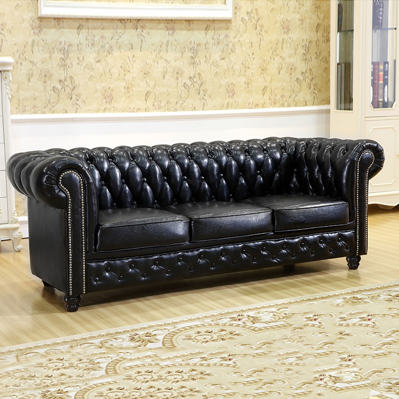 Classic Black Chesterfield Lea - Home Office Furniture Sets review and price