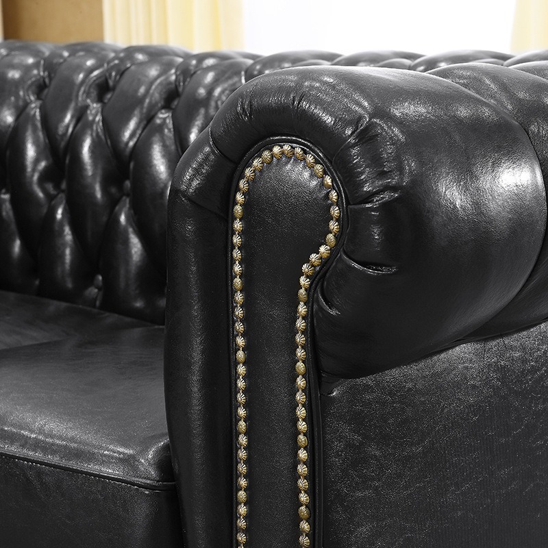 Classic Black Chesterfield Lea - Home Office Furniture Sets review and price