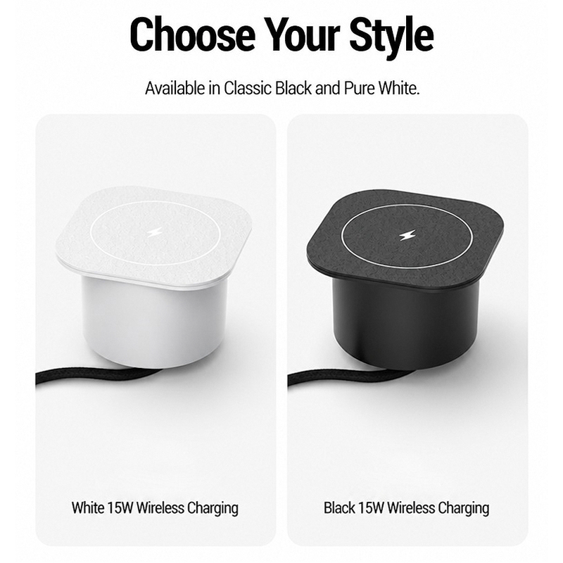 Embedded Desk Wireless Charger - Desk Charging Station review and price