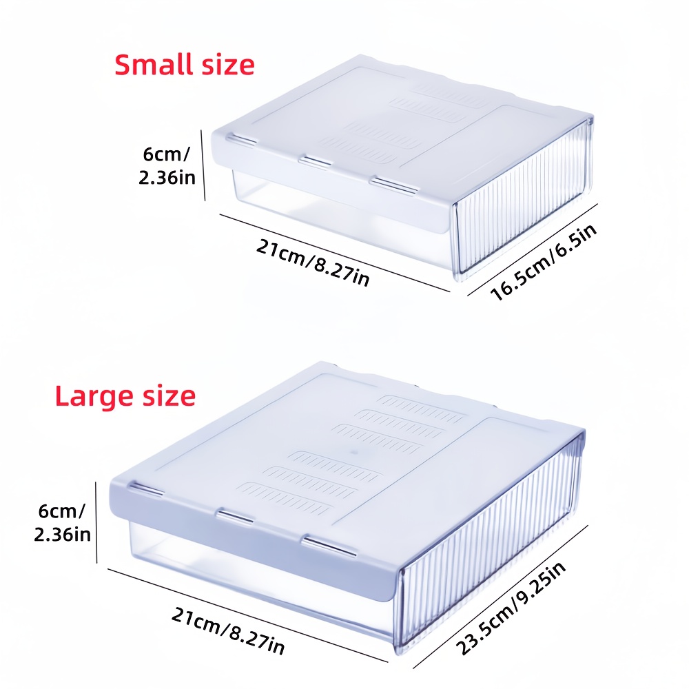 1pc Under Desk Clear Drawer Or - Office Drawer Organizer review and price