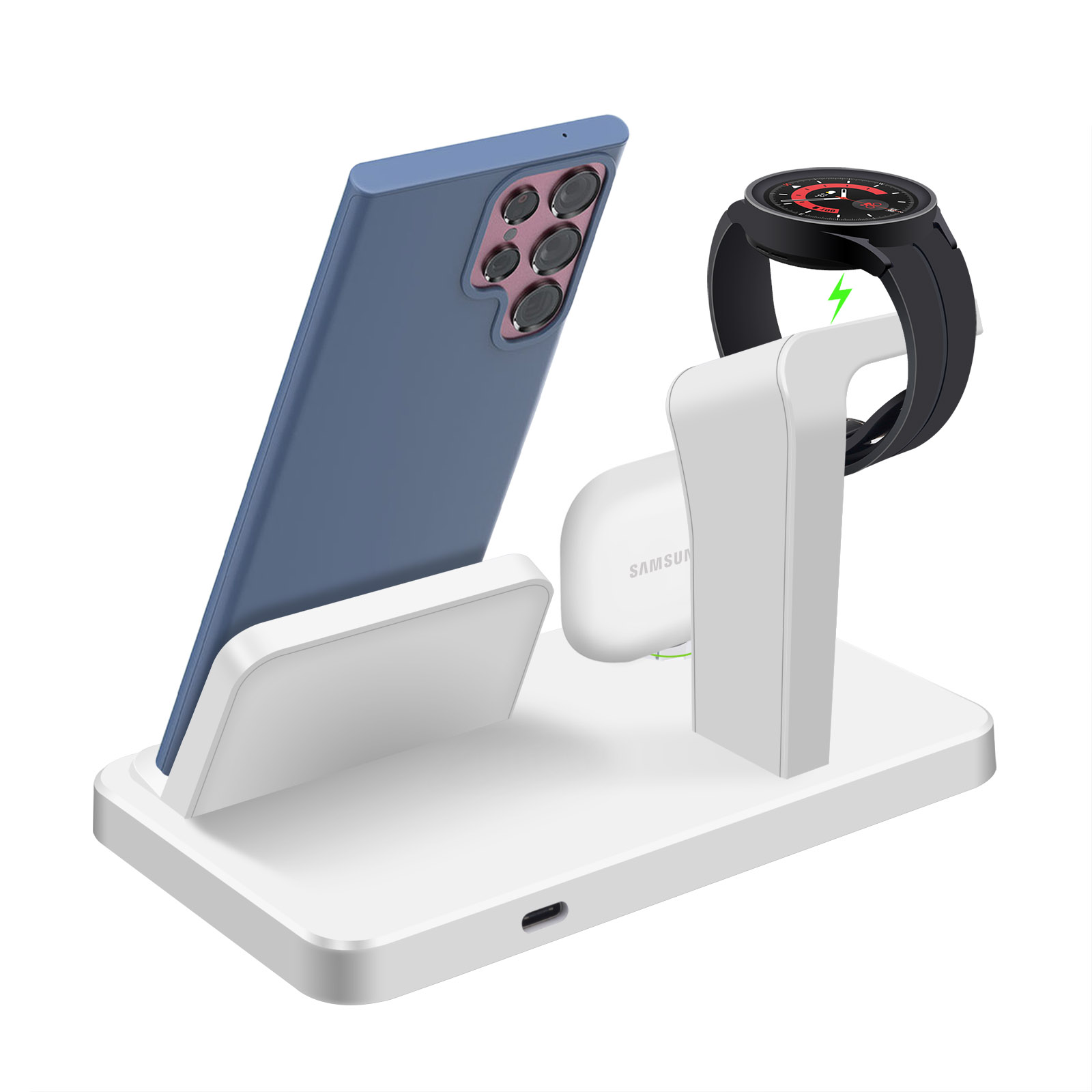 Desk 3 in 1 Type C Port Wirele - Desk Charging Station review and price