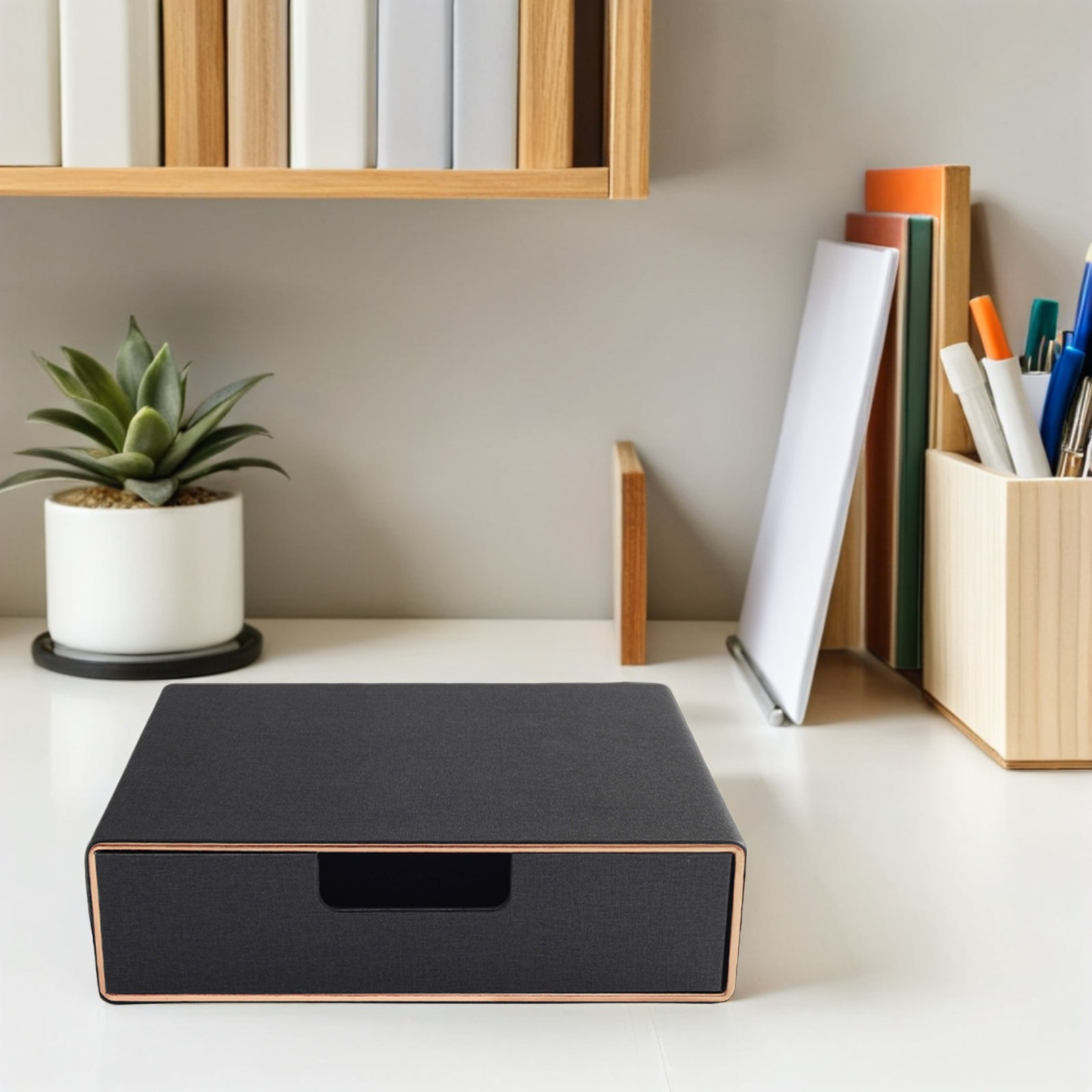 PU Desktop File Drawer Organiz - Office Drawer Organizer review and price