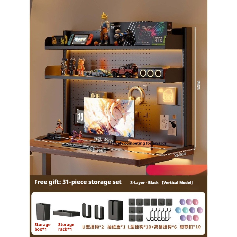 Clamp on Desk Shelf with Pegbo - Home Office Work Table review and price