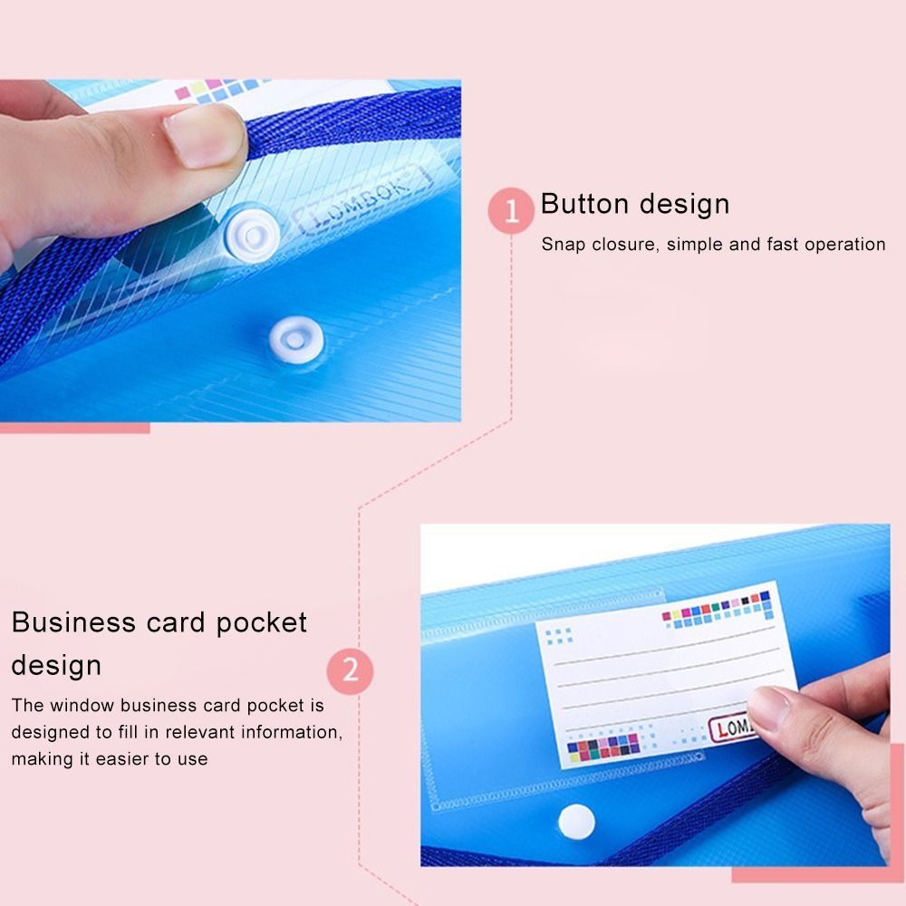 1-10PCS Waterproof A4 A5 Snap  - Home Office Freelancer review and price