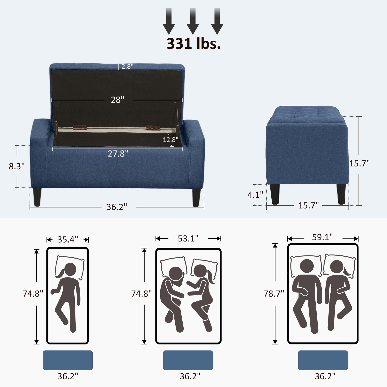 Modern Storage Ottoman Bench w - Home Office 2024 review and price