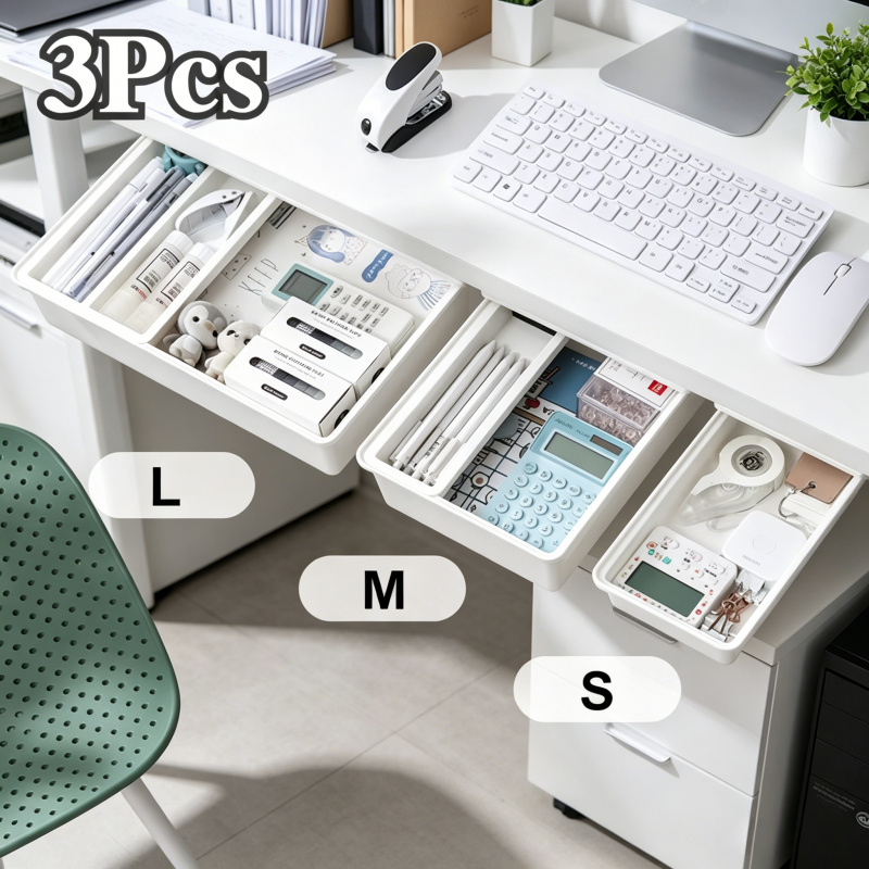 Hidden Storage Box Desk Storag - Home Office Furniture Sets review and price