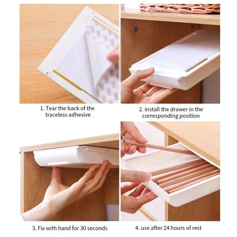 Hidden Storage Box Desk Storag - Home Office Furniture Sets review and price