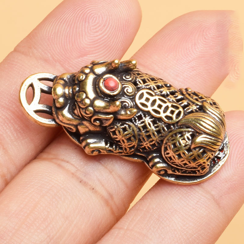 Brass Pixiu Coin Chinese Minia - Home Office Freelancer review and price