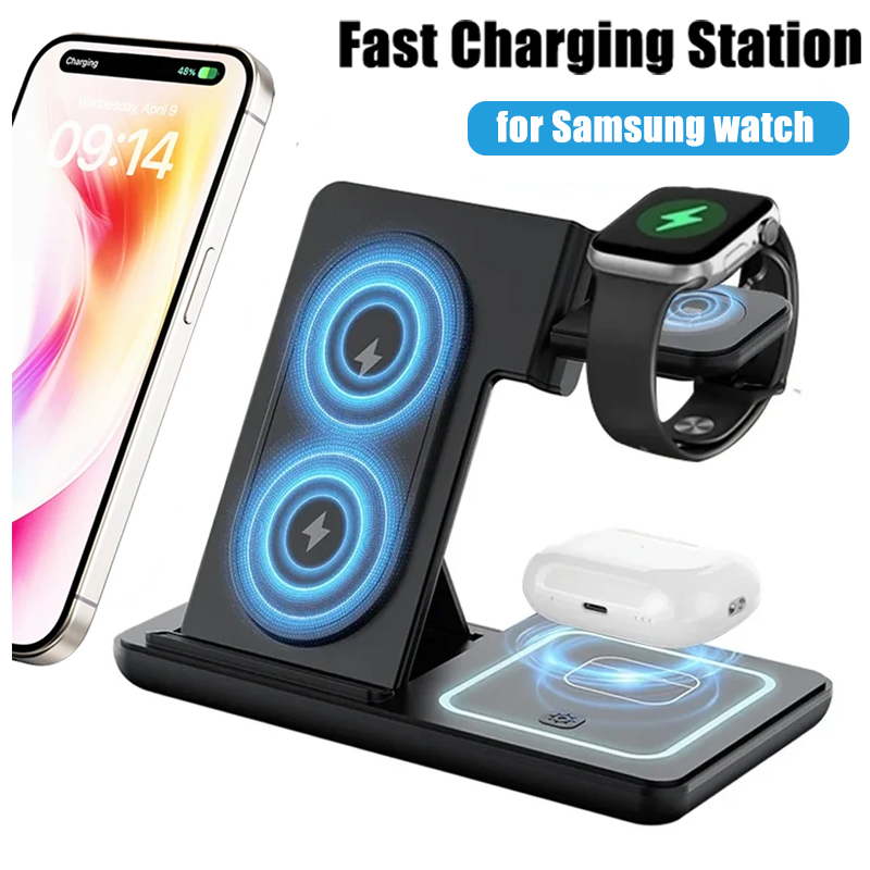 3 in 1 Foldable Wireless Charg - Desk Charging Station review and price