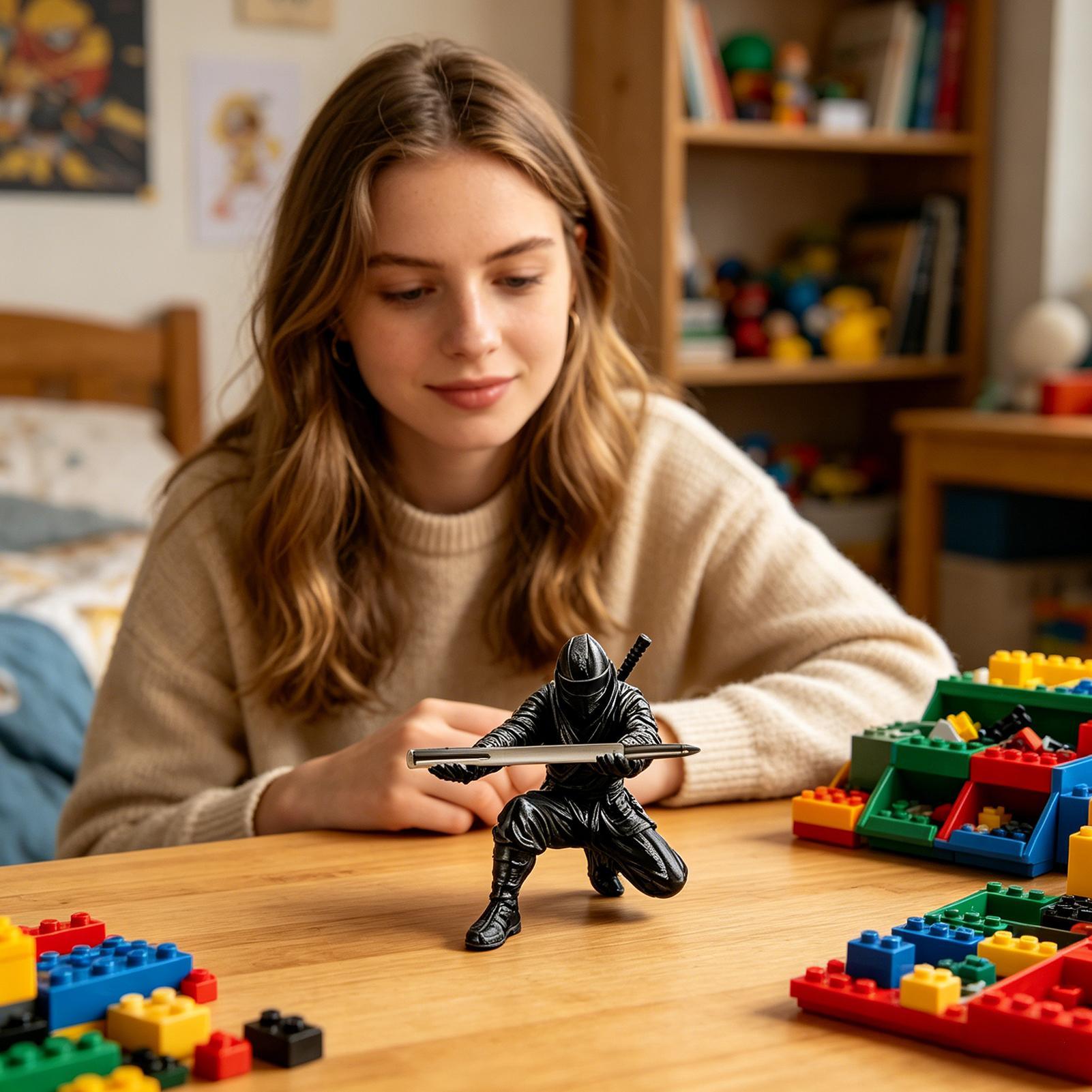 Ninja style Figure 3D Printed  - Home Office Freelancer review and price