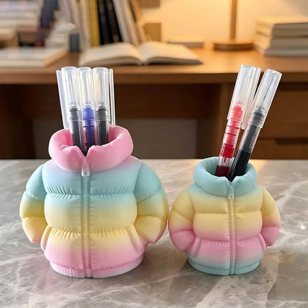 Down Jacket-Shaped Pen Holder  - Home Office Freelancer review and price