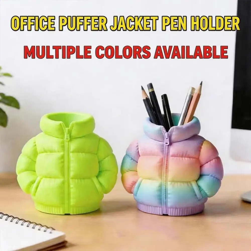 Down Jacket-Shaped Pen Holder  - Home Office Freelancer review and price