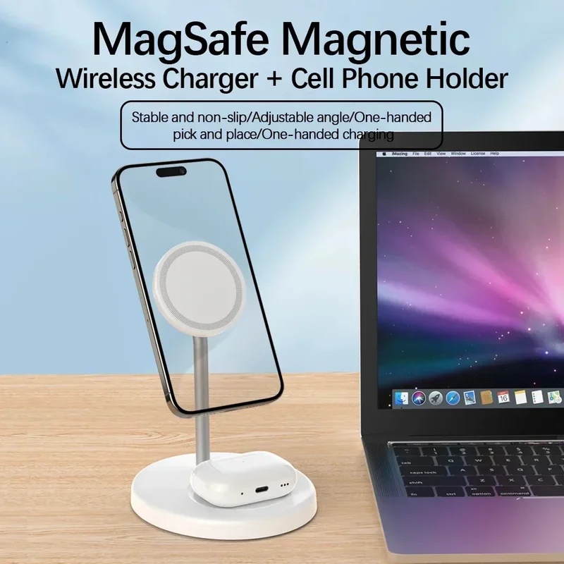 Desktop Magnetic 2 in 1 Wirele - Desk Charging Station review and price