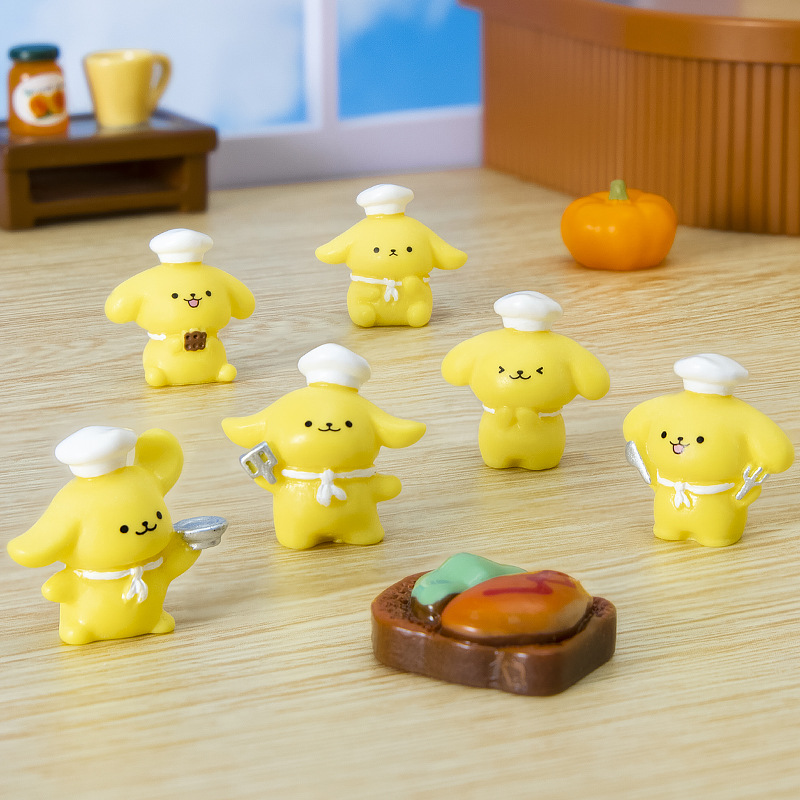 6pcs/set Cute Miniatures Resin - Home Office Freelancer review and price