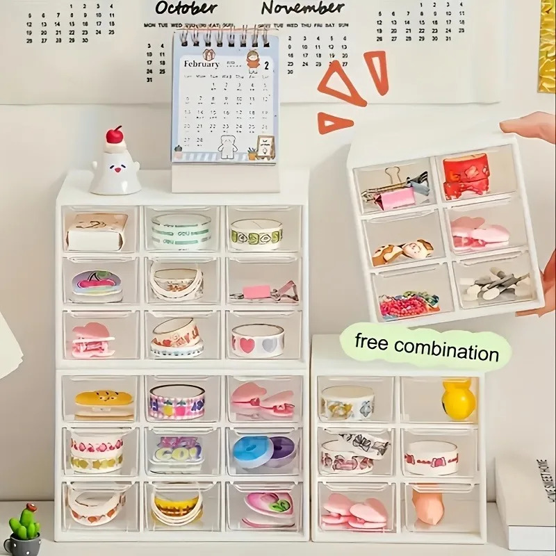 1pc Dustproof Multi-Grid Deskt - Office Drawer Organizer review and price