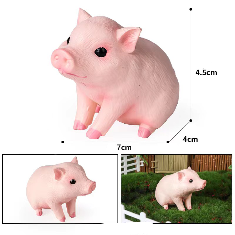 Room Decor Mini Pig Figurines  - Home Office Freelancer review and price