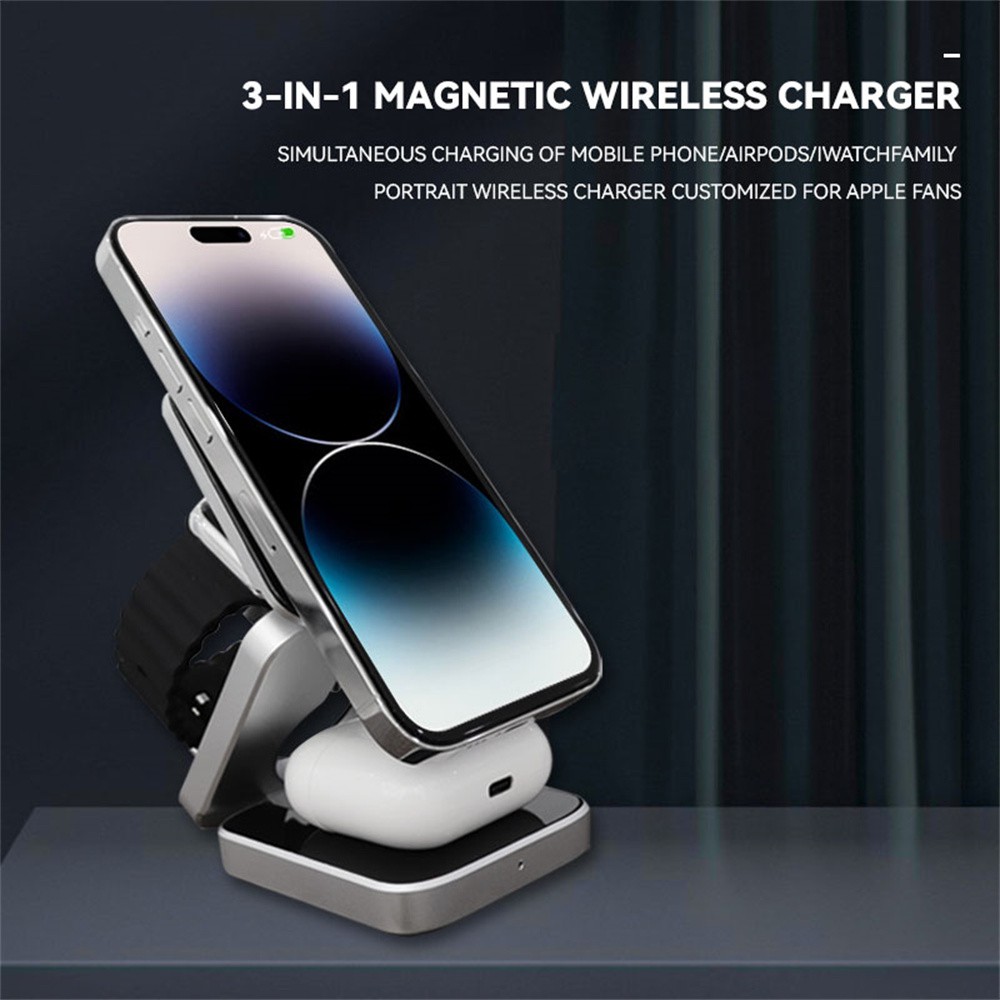 Foldable Magnetic Wireless Cha - Desk Charging Station review and price