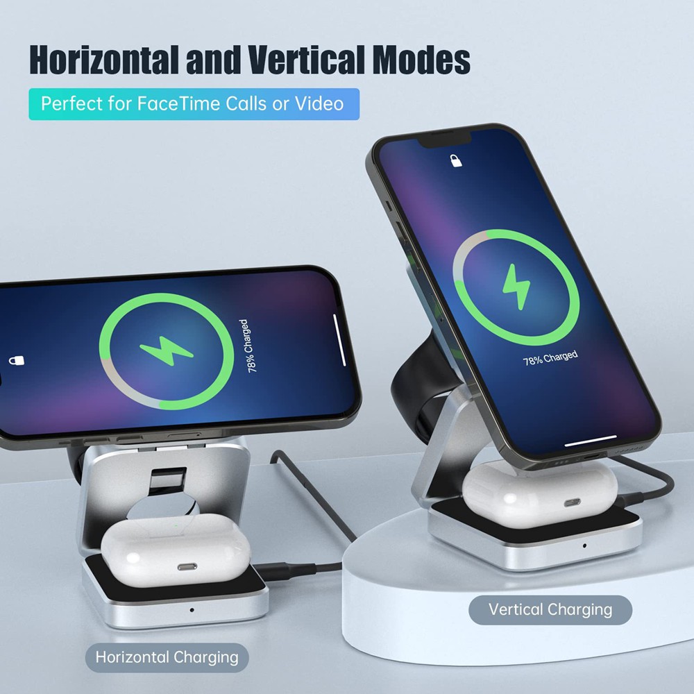 Foldable Magnetic Wireless Cha - Desk Charging Station review and price