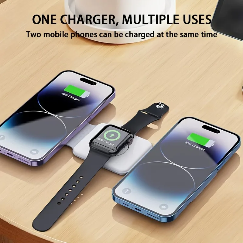 3 in 1 Portable Magnetic Wirel - Desk Charging Station review and price