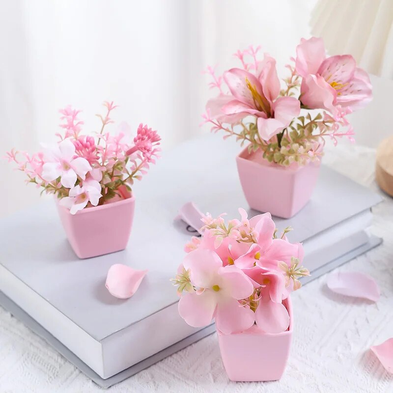 2024 Artificial Flower Potted  - Home Office 2024 review and price